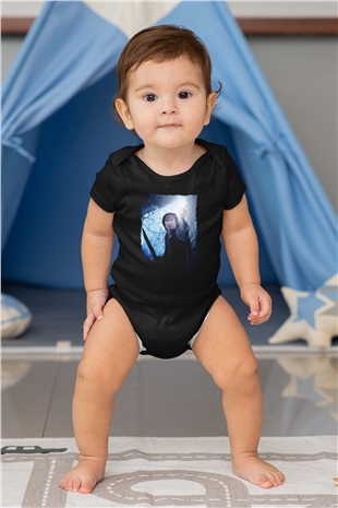 Unisex Yüzüklerin Efendisi Kralın Dönüşü (The Lord of the Rings The Return of the King) Baskılı Siyah Çocuk Unisex Tshirt