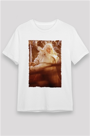 Yüzüklerin Efendisi Kralın Dönüşü (The Lord of the Rings The Return of the King) Baskılı Beyaz T-shirt