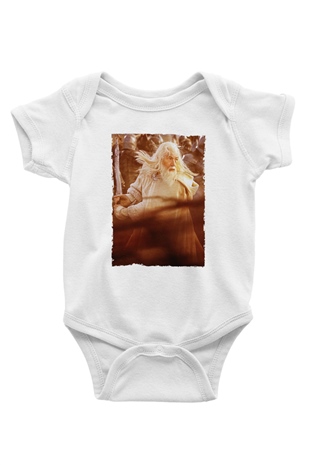 Unisex Yüzüklerin Efendisi Kralın Dönüşü (The Lord of the Rings The Return of the King) Baskılı Bebek Body - Zıbın