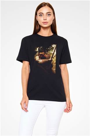 Yüzüklerin Efendisi Yüzük Kardeşliği (The Lord of the Rings The Fellowship of the Ring) Baskılı Siyah Tshirt