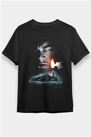 Zindan Adası (Shutter Island) Baskılı Siyah Tshirt