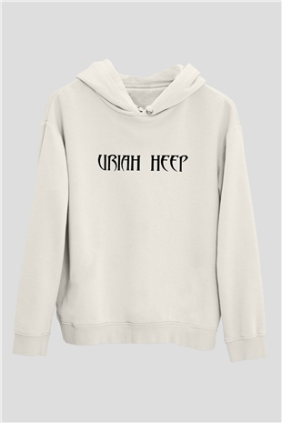 Uriah Heep Beyaz Unisex Hoodie
