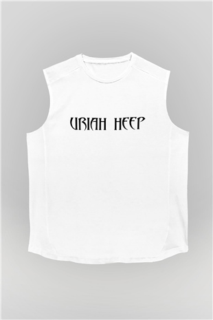 Uriah Heep Beyaz Unisex Kolsuz Tişört