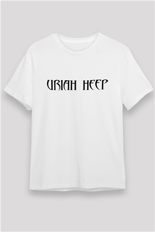 Uriah Heep Beyaz Unisex Tişört T-Shirt - TişörtFabrikası