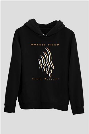 Uriah Heep Siyah Unisex Hoodie