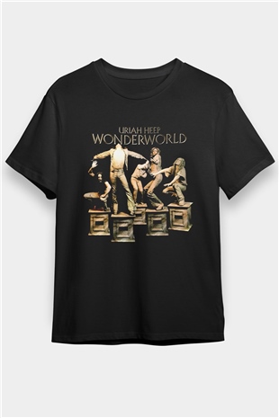 Uriah Heep Siyah Unisex Tişört T-Shirt - TişörtFabrikası