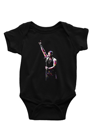 Usher Siyah Bebek Body - Zıbın