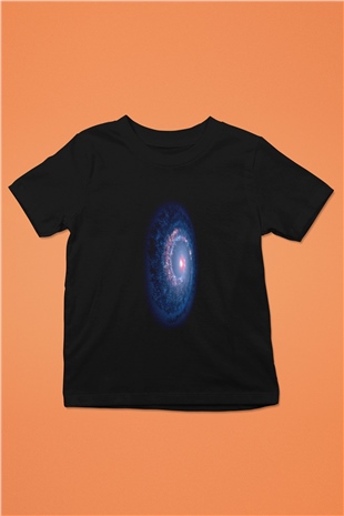 Uzay Siyah Unisex Çocuk Tişört