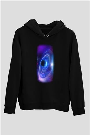Uzay Siyah Unisex Hoodie