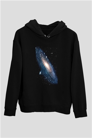 Uzay Siyah Unisex Hoodie