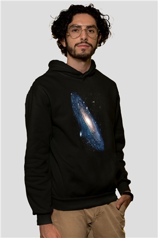 Uzay Siyah Unisex Hoodie