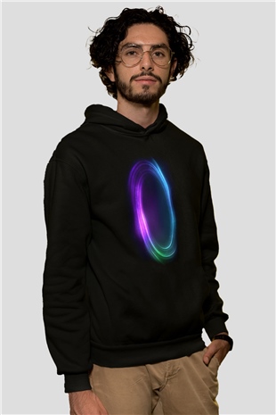 Uzay Siyah Unisex Hoodie