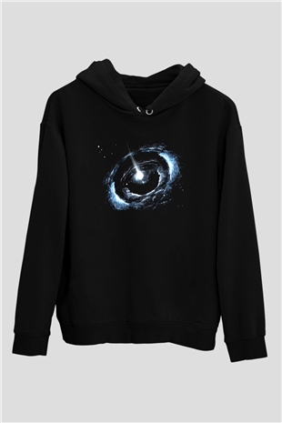 Uzay Siyah Unisex Hoodie