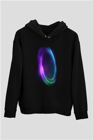 Uzay Siyah Unisex Hoodie