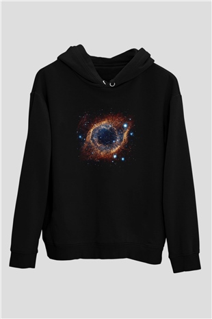 Uzay Siyah Unisex Hoodie