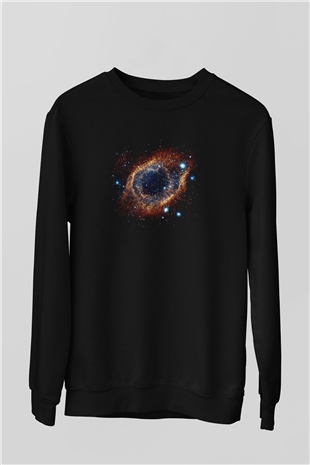 Uzay Siyah Unisex Sweatshirt