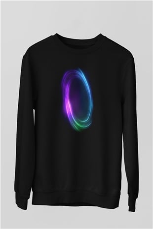 Uzay Siyah Unisex Sweatshirt