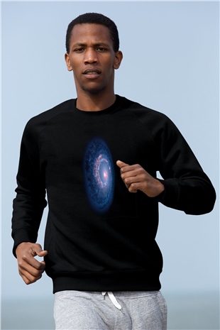 Uzay Siyah Unisex Sweatshirt