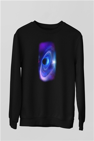 Uzay Siyah Unisex Sweatshirt