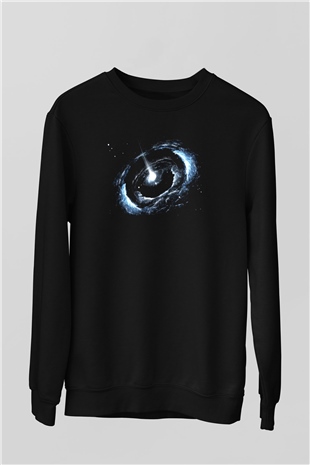 Uzay Siyah Unisex Sweatshirt