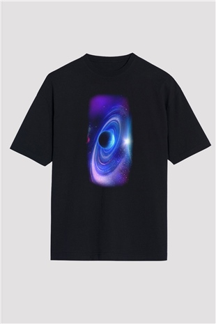 Uzay Siyah Oversize Tişört Oversize T-shirt - TişörtFabrikası
