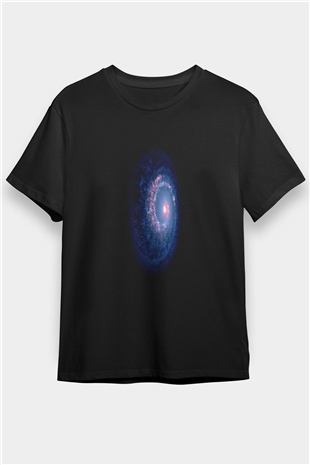 Uzay Siyah Unisex Tişört T-Shirt - TişörtFabrikası