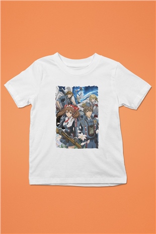 Valkyria Chronicles Beyaz Unisex Çocuk Tişört