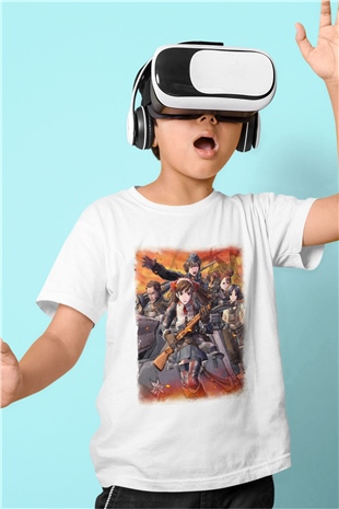 Valkyria Chronicles Beyaz Unisex Çocuk Tişört