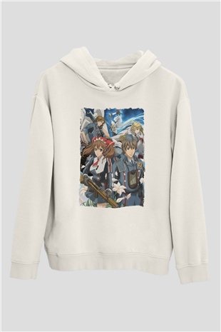Valkyria Chronicles Beyaz Unisex Hoodie