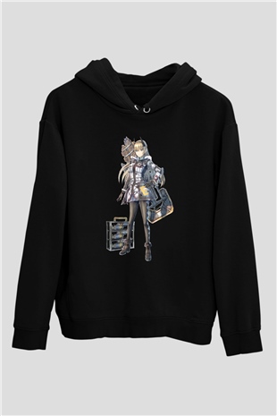 Valkyria Chronicles Siyah Unisex Hoodie