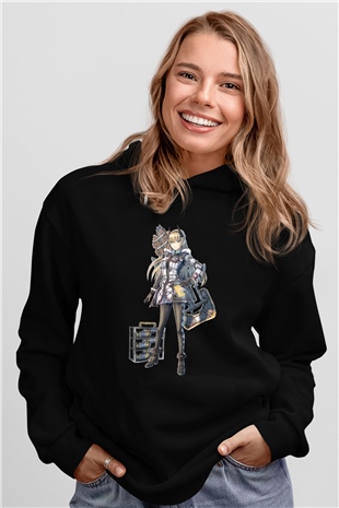 Valkyria Chronicles Siyah Unisex Hoodie