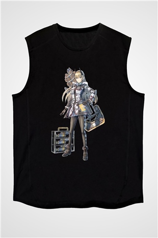 Valkyria Chronicles Siyah Unisex Kolsuz Tişört