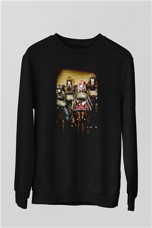 Valkyria Chronicles Siyah Unisex Sweatshirt