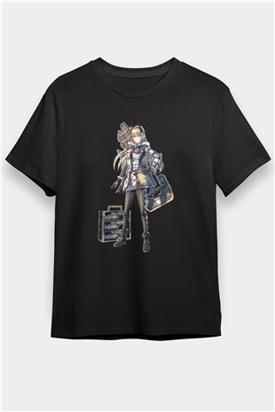 Valkyria Chronicles Siyah Unisex Tişört T-Shirt