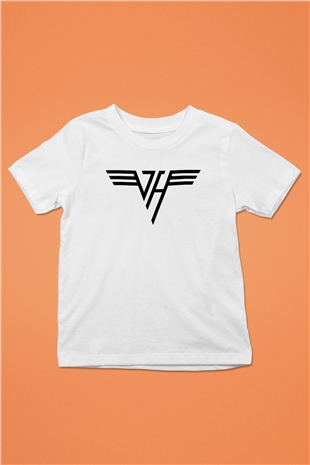 Van Halen Beyaz Unisex Çocuk Tişört