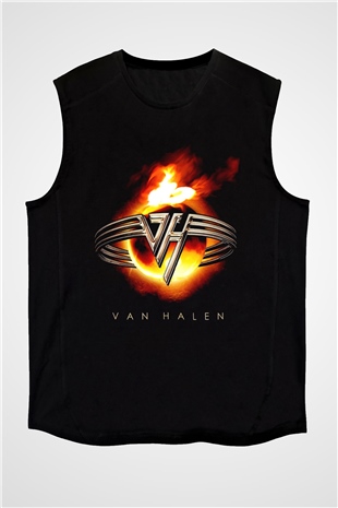 Van Halen Siyah Unisex Kolsuz Tişört