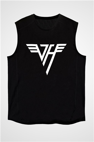 Van Halen Siyah Unisex Kolsuz Tişört