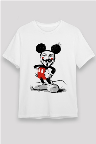 Vendetta Beyaz Unisex Tişört T-Shirt