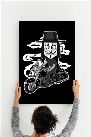 Vendetta Desenli Ahşap Mdf Tablo 40 cm x 60 cm