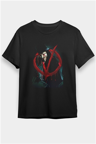 Vendetta Siyah Unisex Tişört T-Shirt