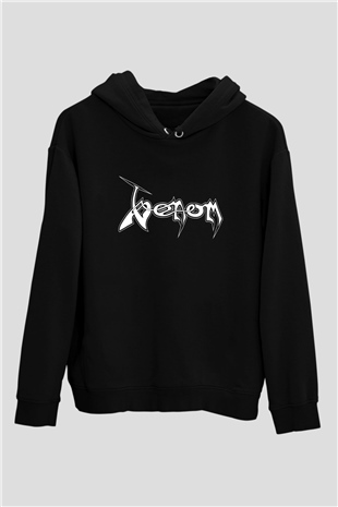 Venom Siyah Unisex Hoodie