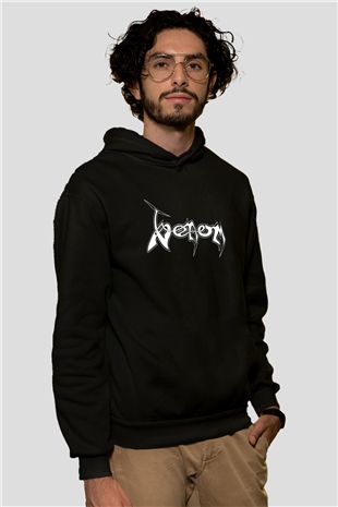 Venom Siyah Unisex Hoodie