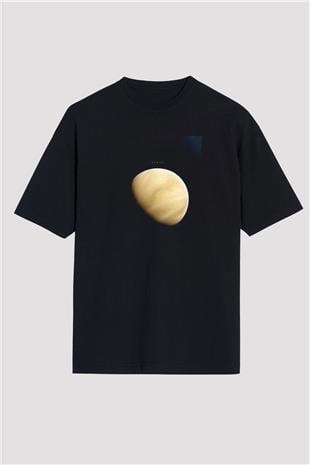 Venüs Fotoğraf Baskılı Unisex Oversize Tişört - Tshirt