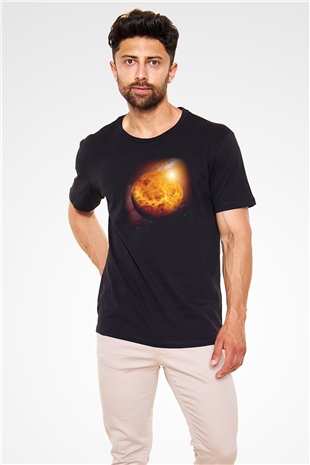 Venüs Siyah Unisex Tişört T-Shirt - TişörtFabrikası