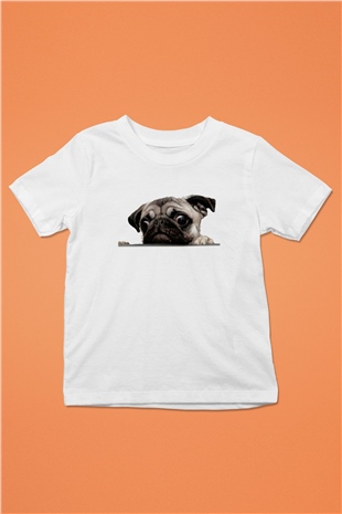 Veteriner Baskılı Beyaz Unisex Çocuk Tişört