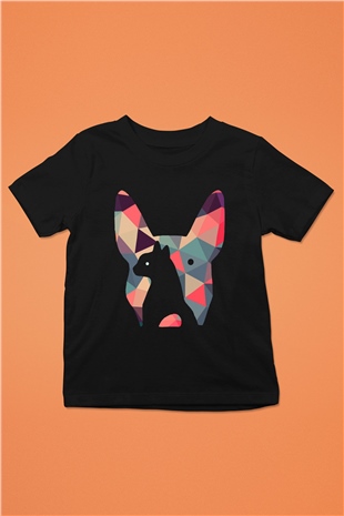 Veteriner Baskılı Siyah Unisex Çocuk Tişört