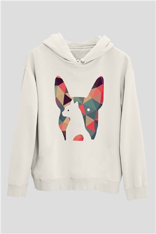 Veteriner Beyaz Unisex Hoodie