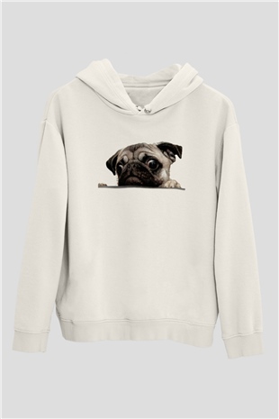 Veteriner Beyaz Unisex Hoodie
