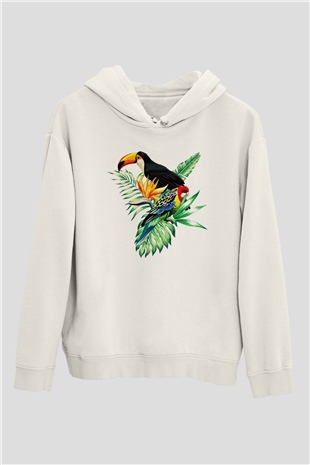 Veteriner Beyaz Unisex Hoodie