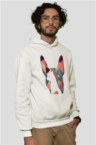 Veteriner Beyaz Unisex Hoodie